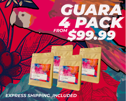 GUARA - Limited Editions 4 PACK - Variety - Light to Medium Roasts