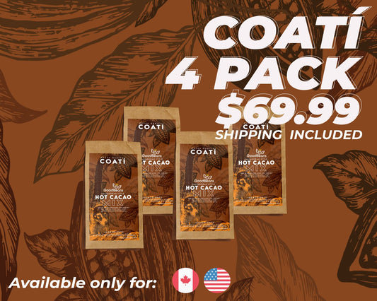 GoodBeans Coati 4 Pack - 🇺🇸🇨🇦 Shipping Included!