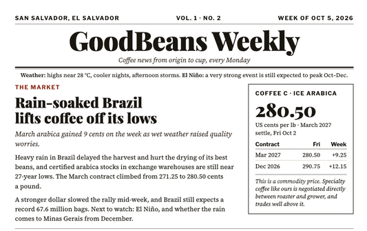 GoodBeans Weekly - October 5th 2026