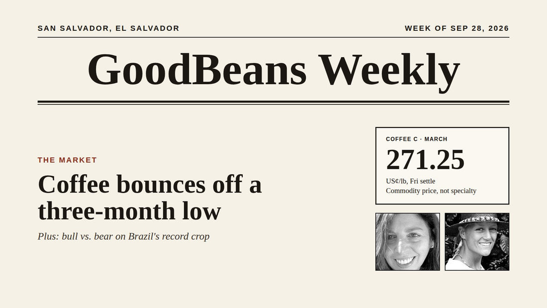 GoodBeans Weekly - 28 September 2028