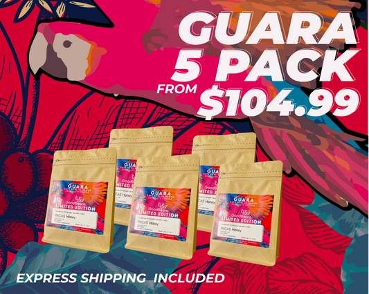 GUARA - Limited Editions 5 PACK - Variety - Light to Medium Roasts